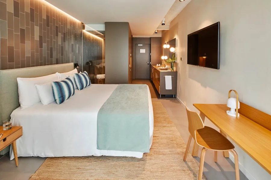 Design bedroom at Ohla Eixample.