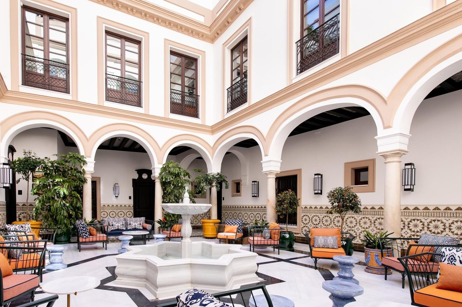 Courtyard at Casa Palacio Don Ramón