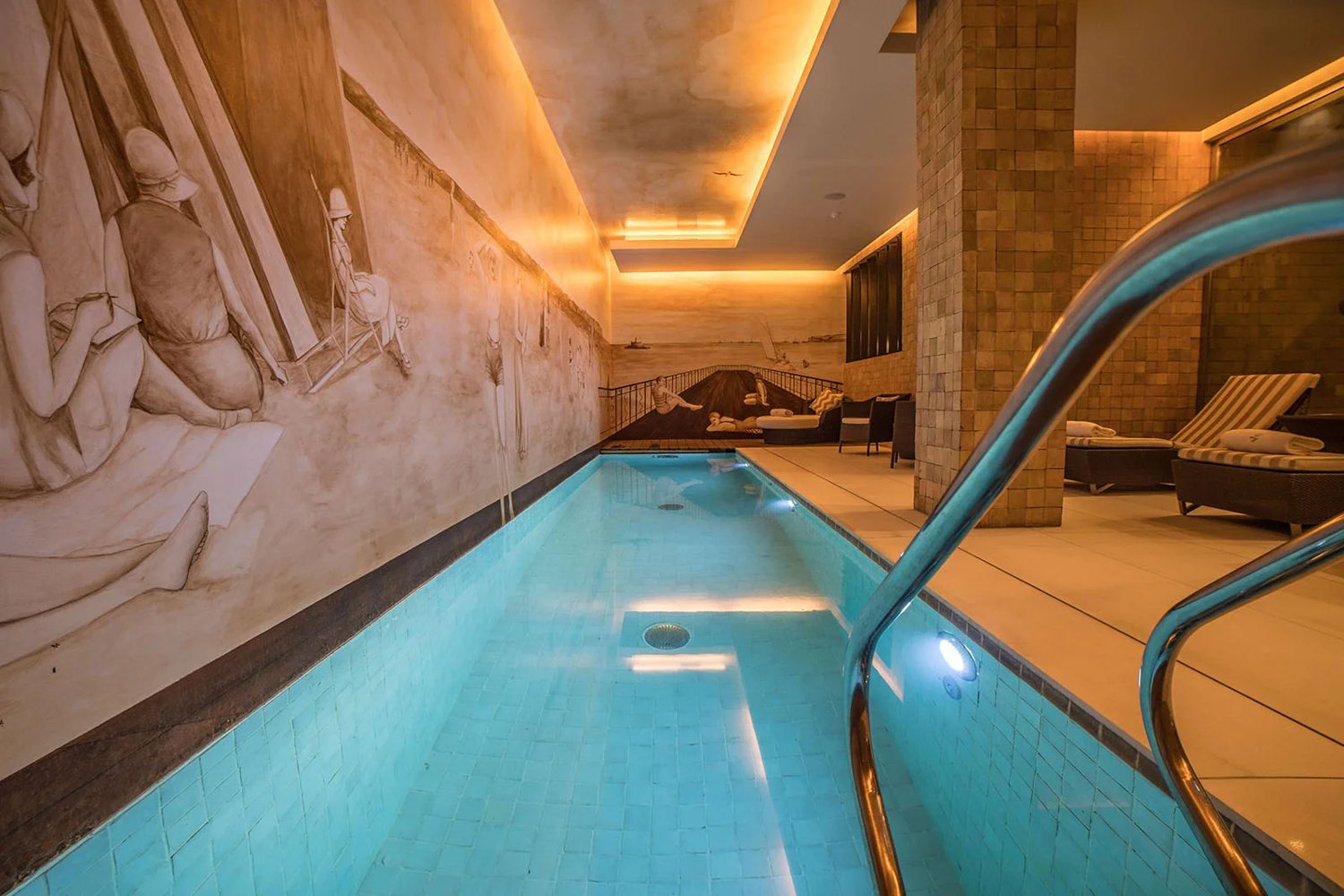Indoor petite pool at Heritage Avenida Liberdade Hotel